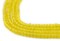 The Bead Chest Translucent Yellow Matte Glass Seed Beads (3mm) - 24 inch Strand of Quality Glass Beads